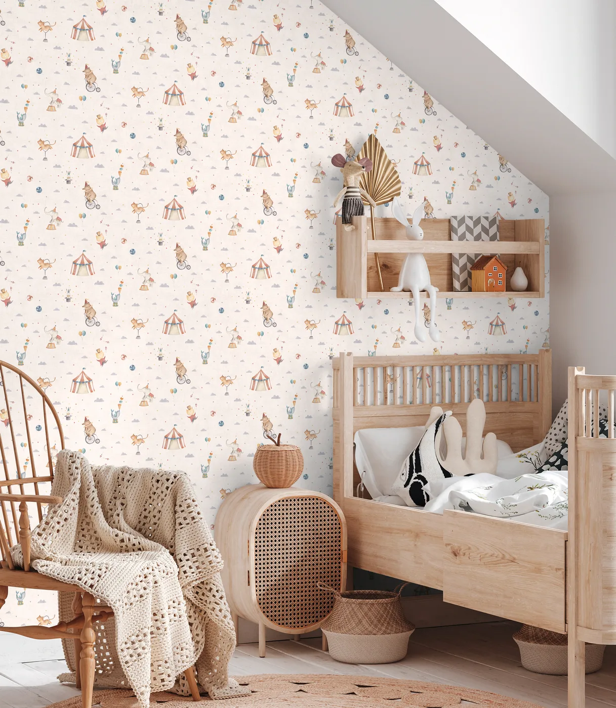 Papel mural Mia + Paul - Infantiles